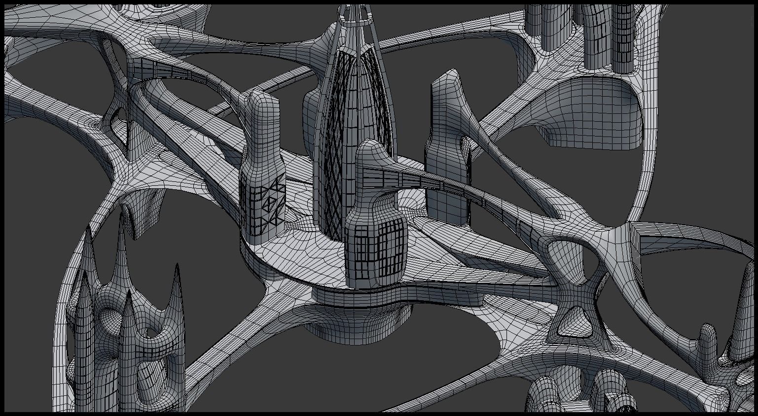 Future city V 3D model_26