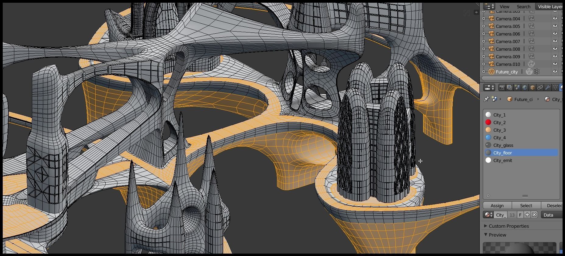 Future city V 3D model_37