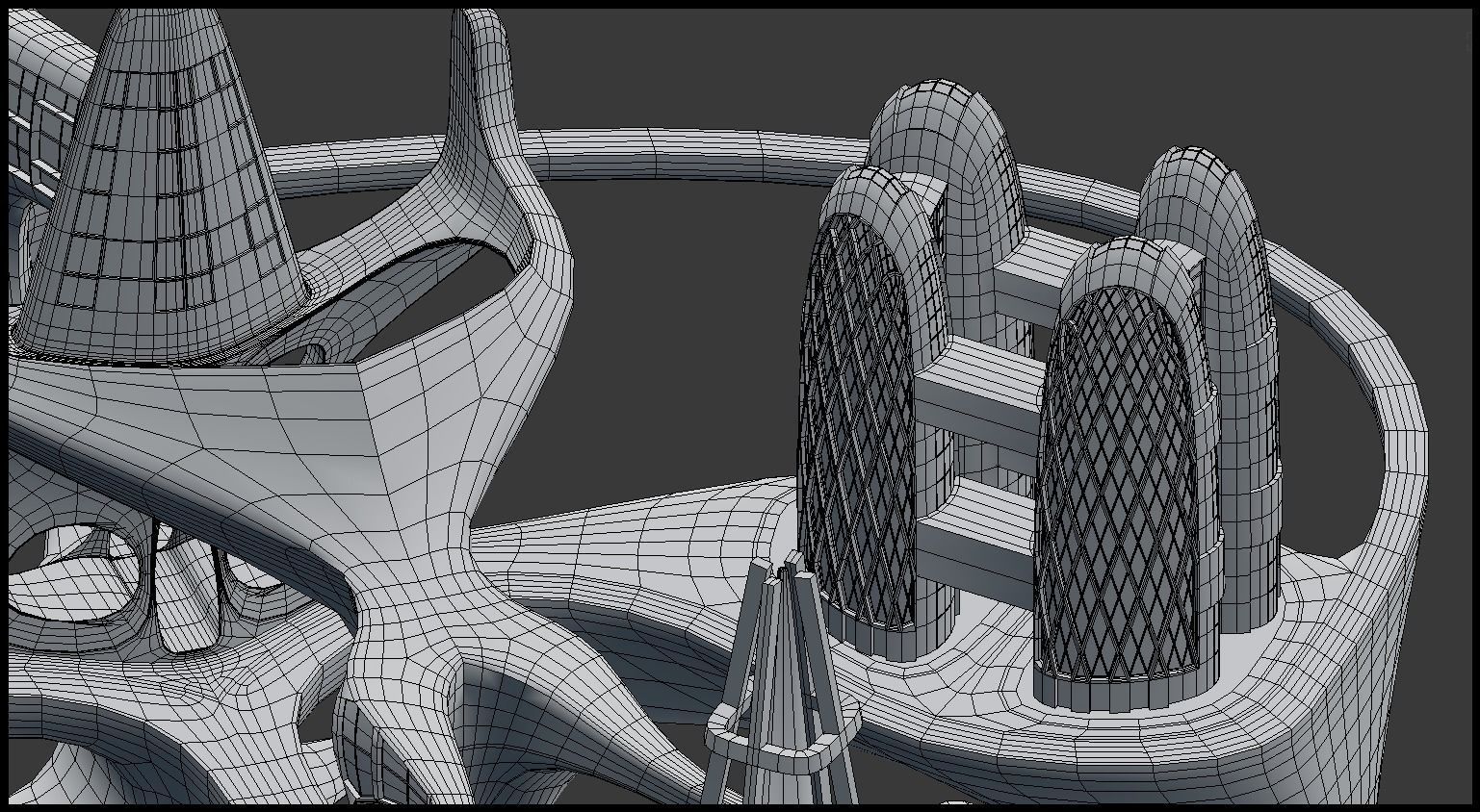 Future city V 3D model_31