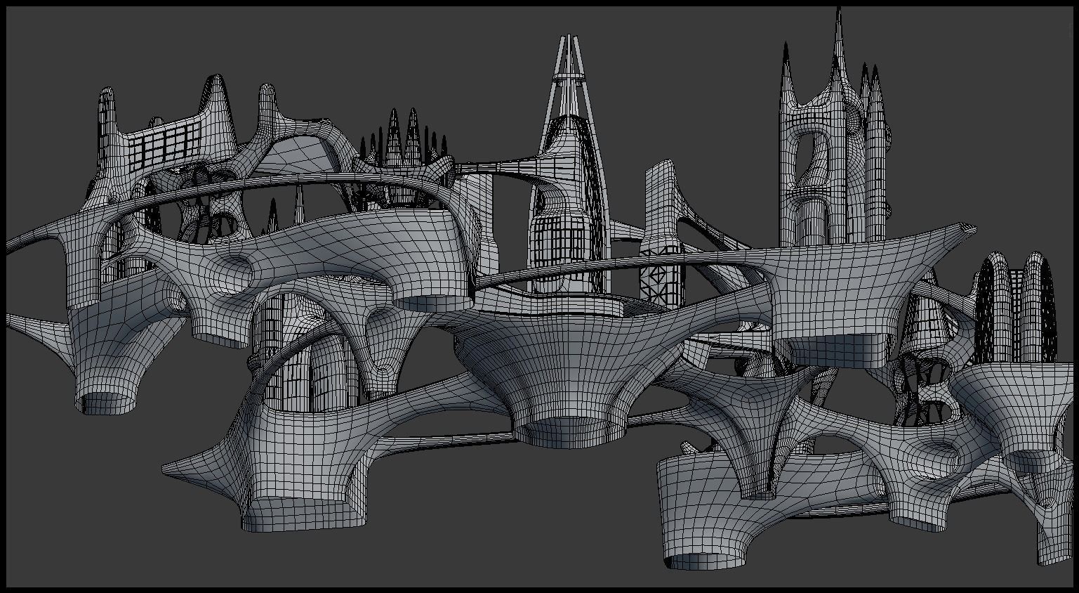 Future city V 3D model_28