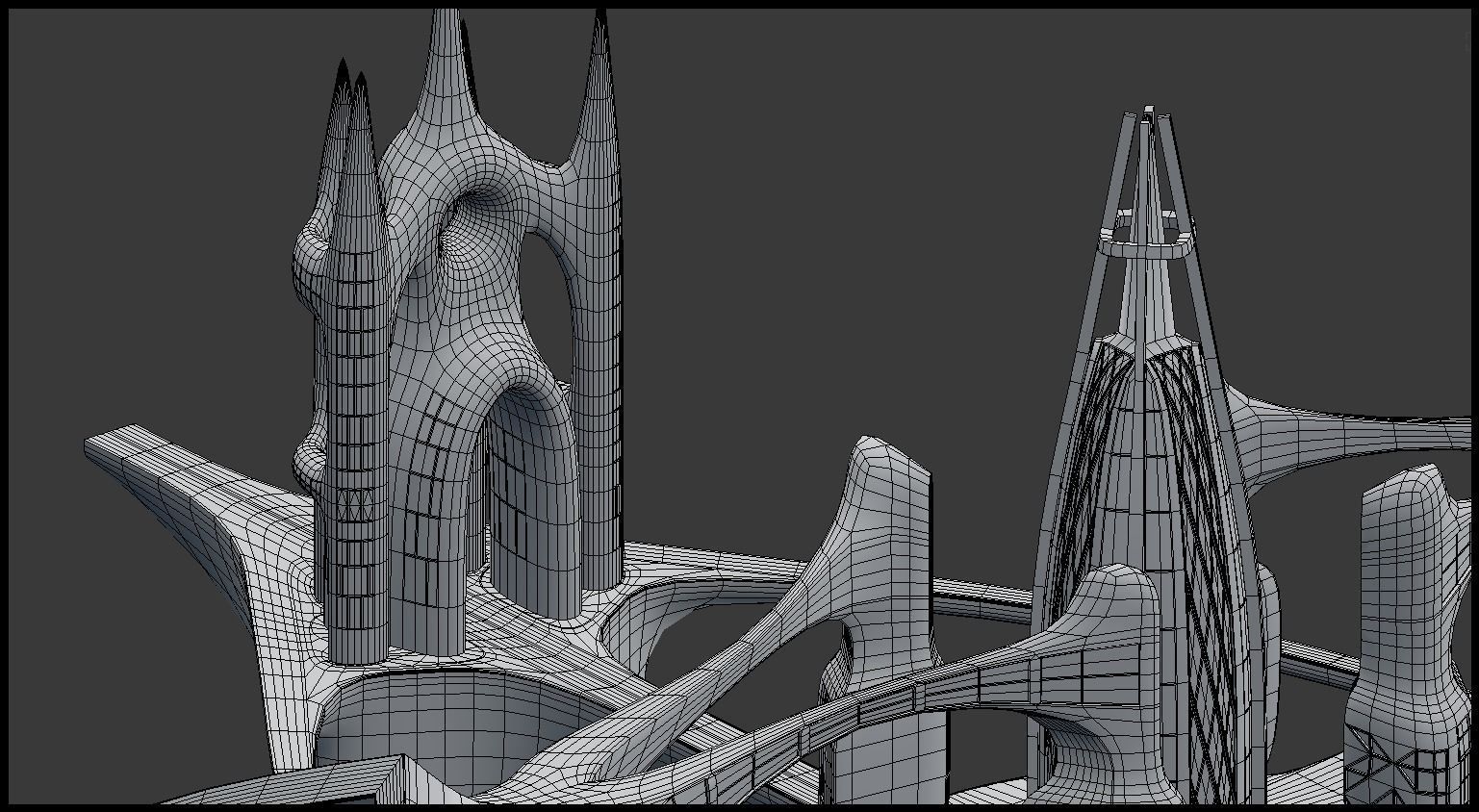 Future city V 3D model_27