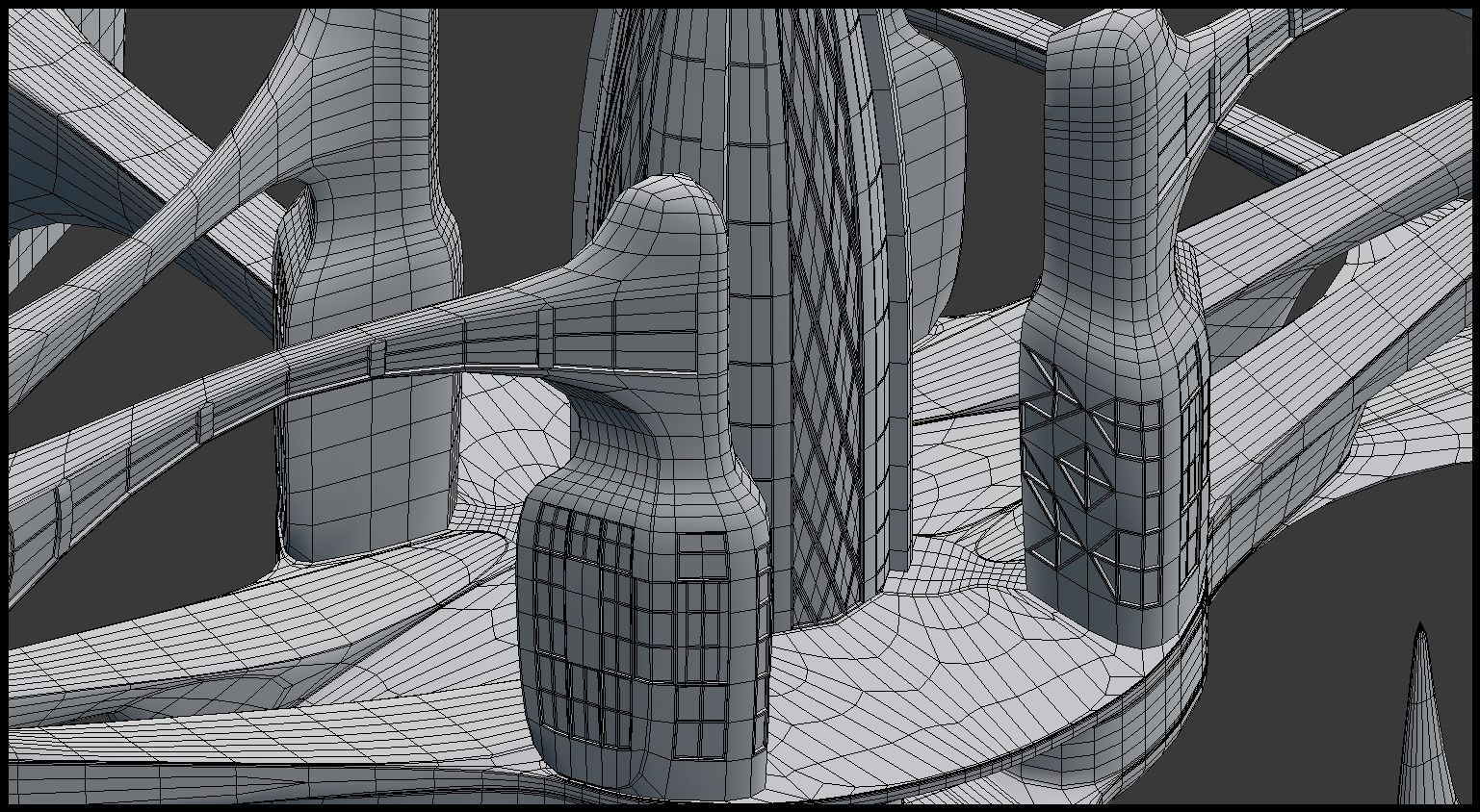 Future city V 3D model_25