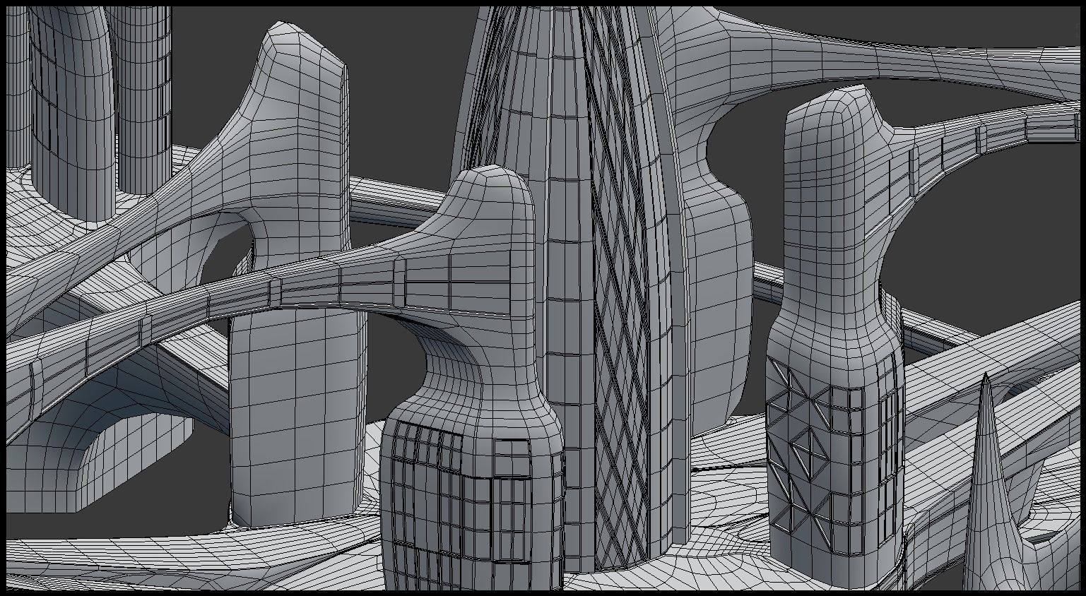 Future city V 3D model_24