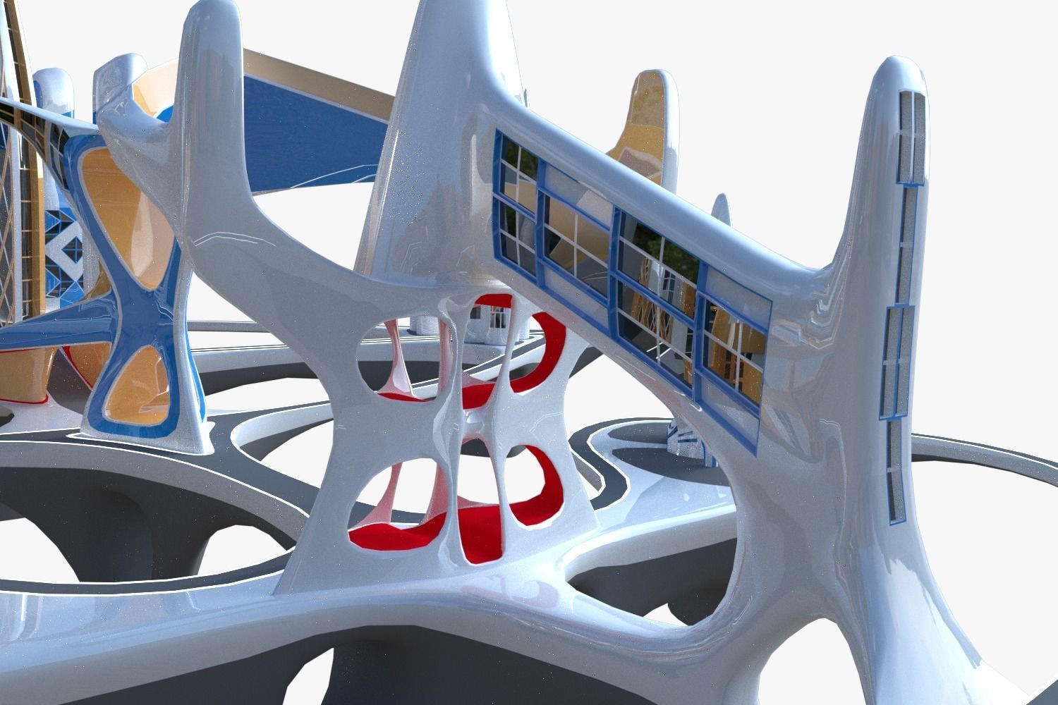 Future city V 3D model_14