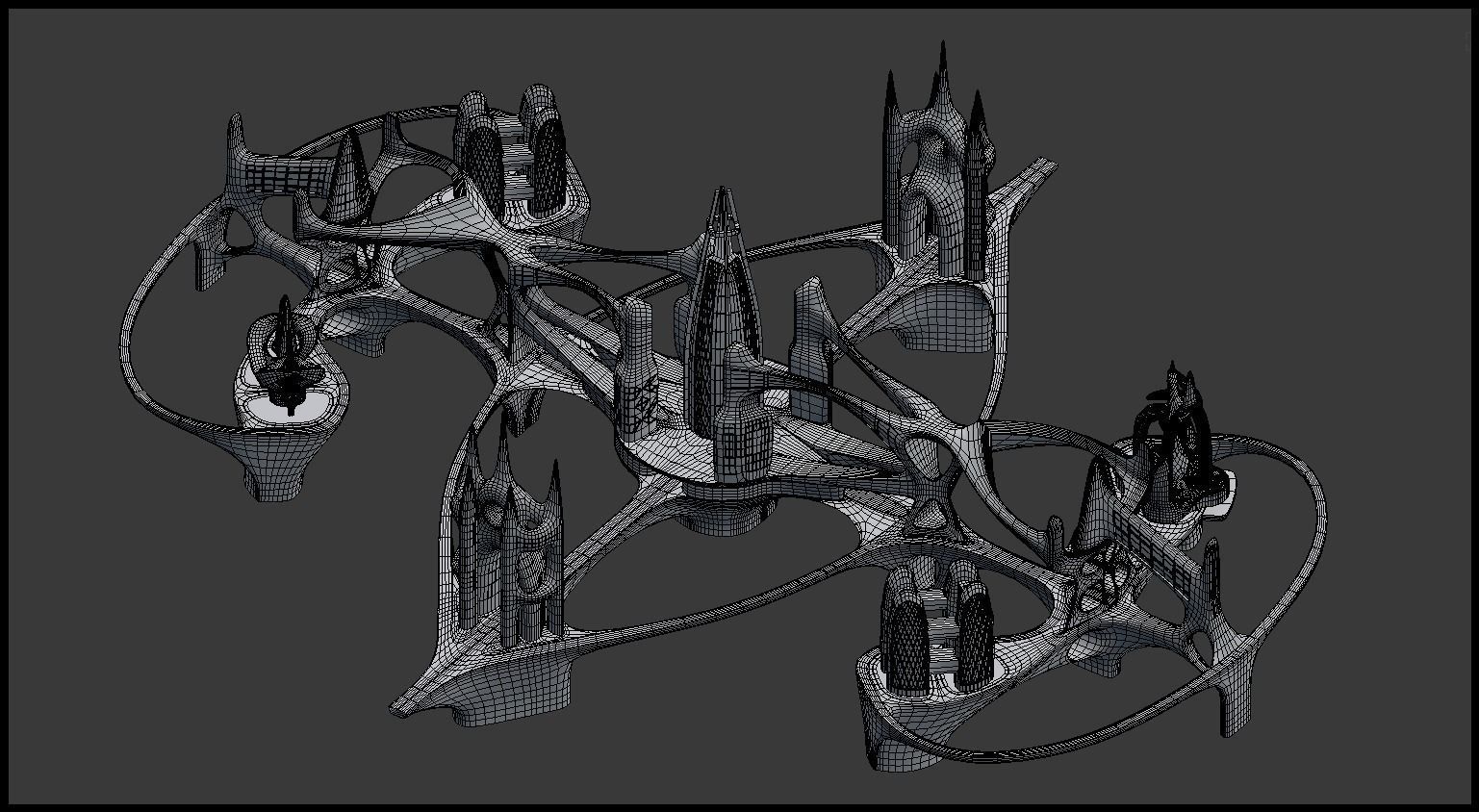 Future city V 3D model_20