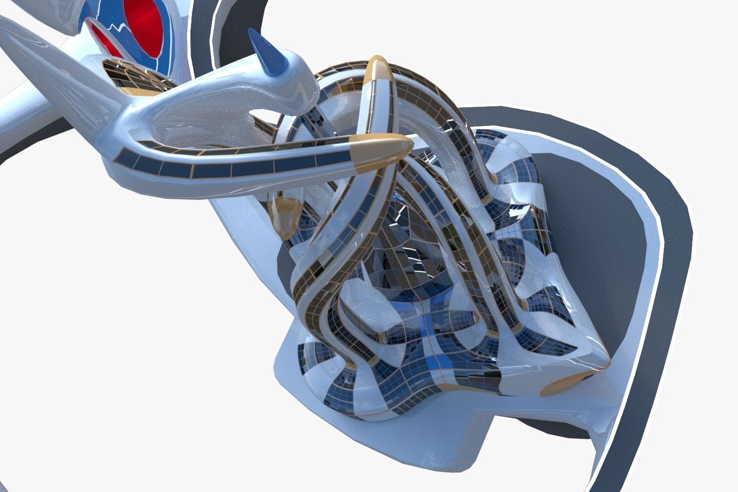 Future city V 3D model_17