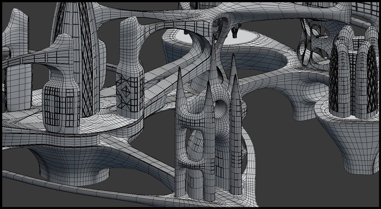 Future city V 3D model_34