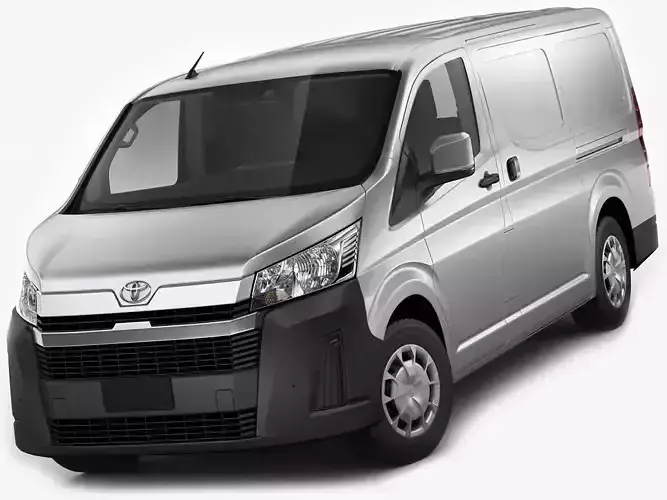 Toyota Hiace Van LWB 2020 3D model