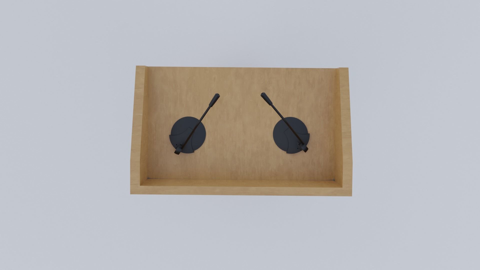 Presidential Pulpit Low-poly 3D model_16