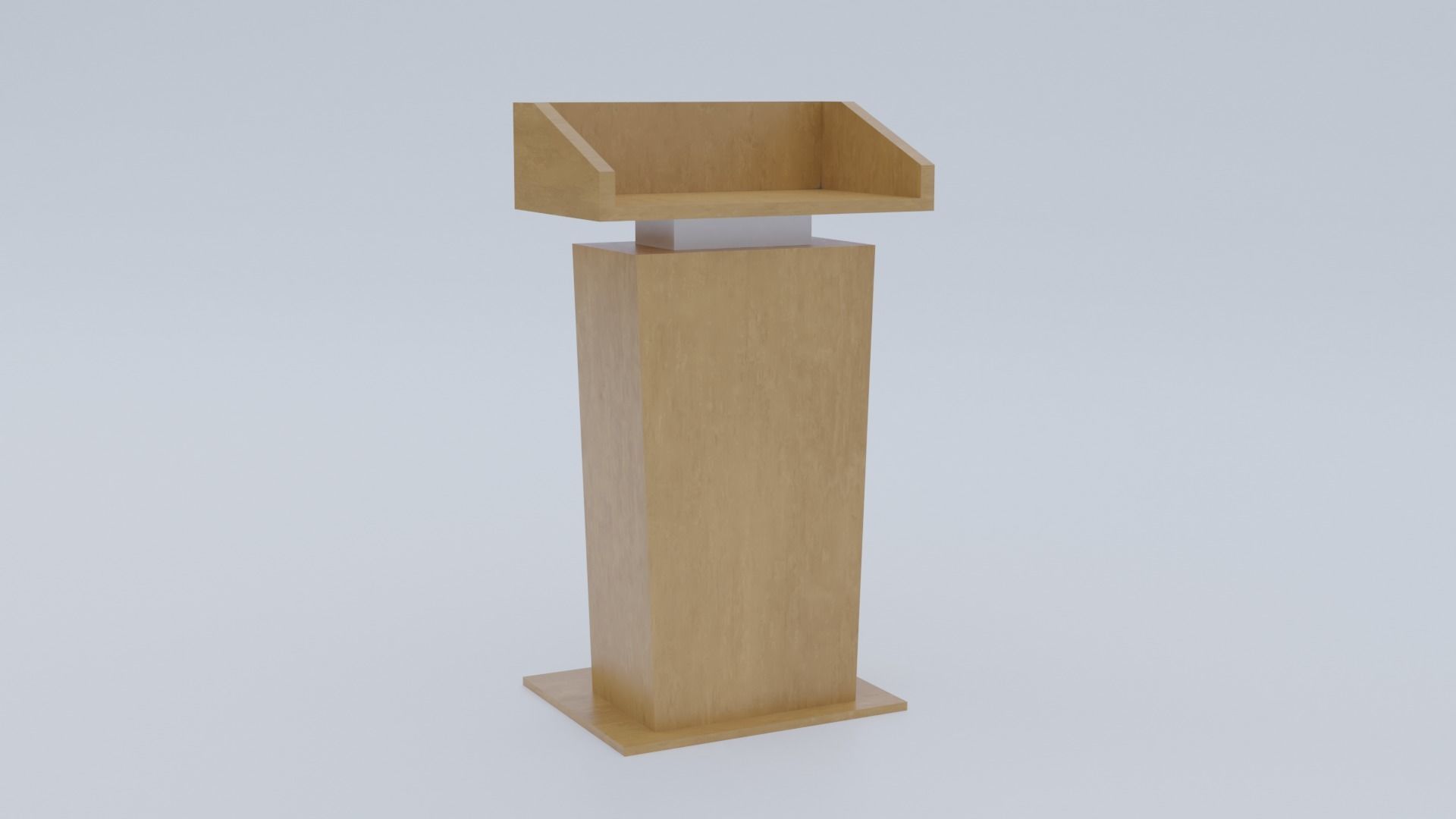 Presidential Pulpit Low-poly 3D model_4