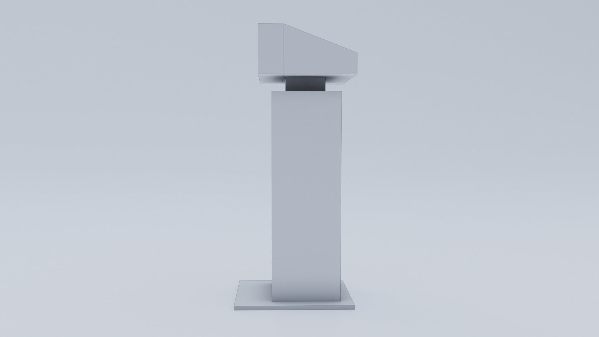 Presidential Pulpit Low-poly 3D model_27