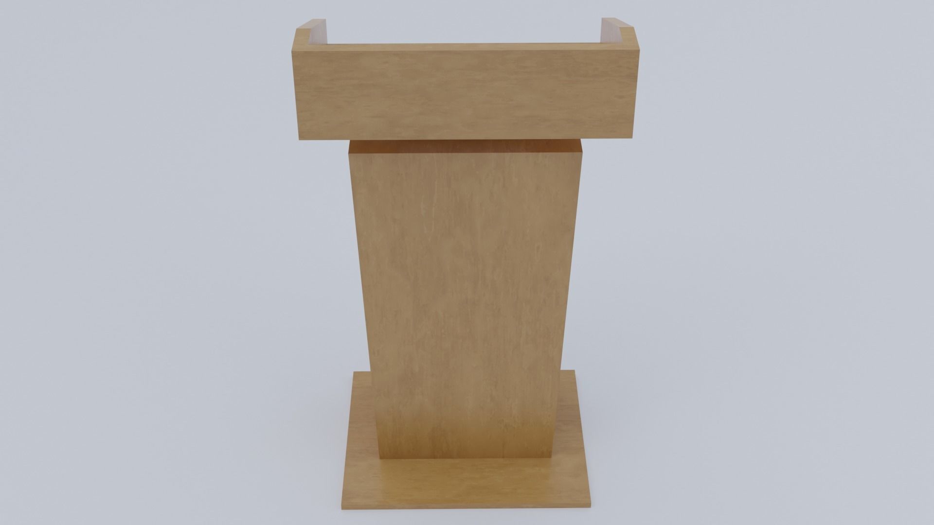 Presidential Pulpit Low-poly 3D model_30