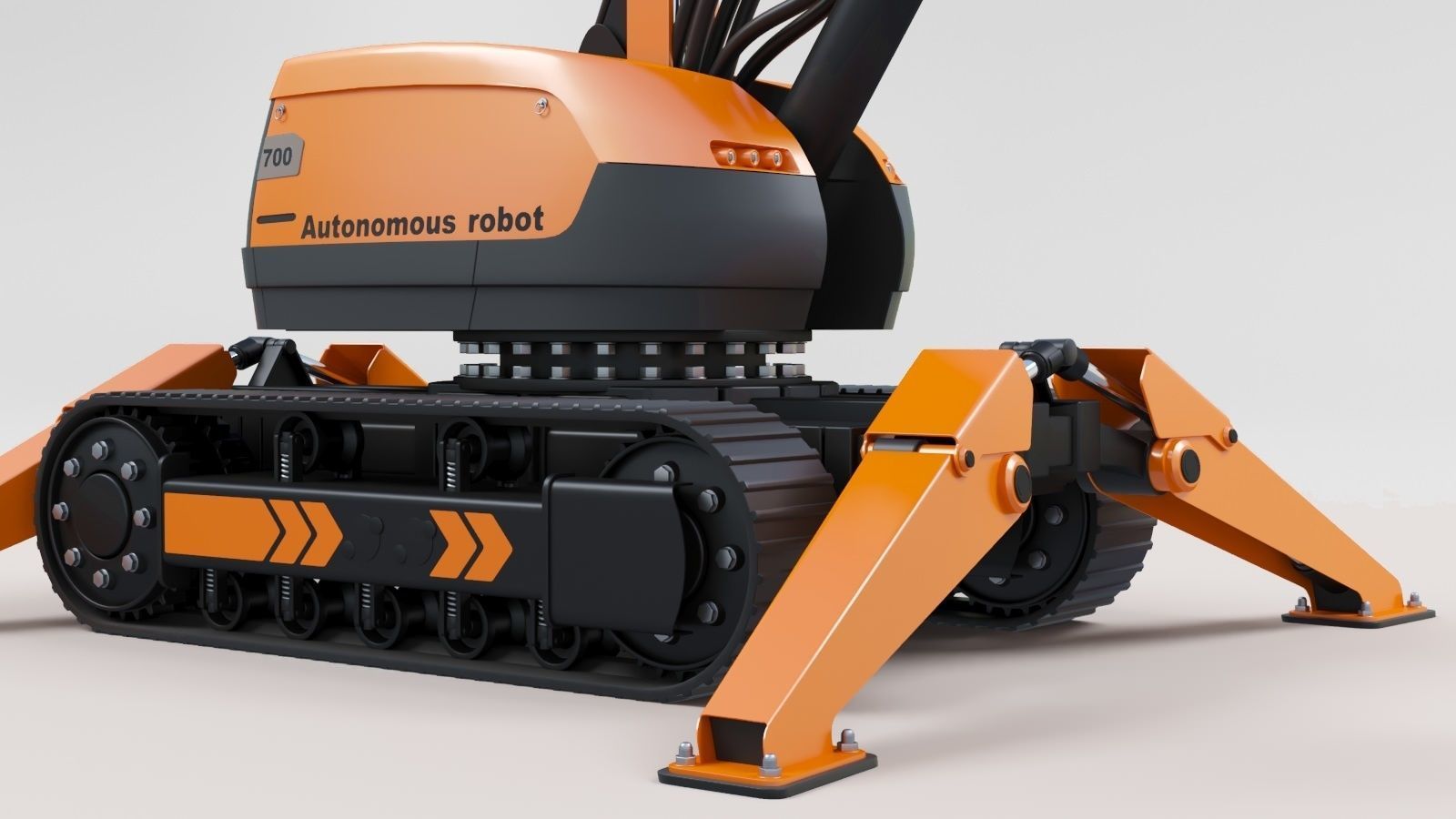 Autonomous robot 3D model_2