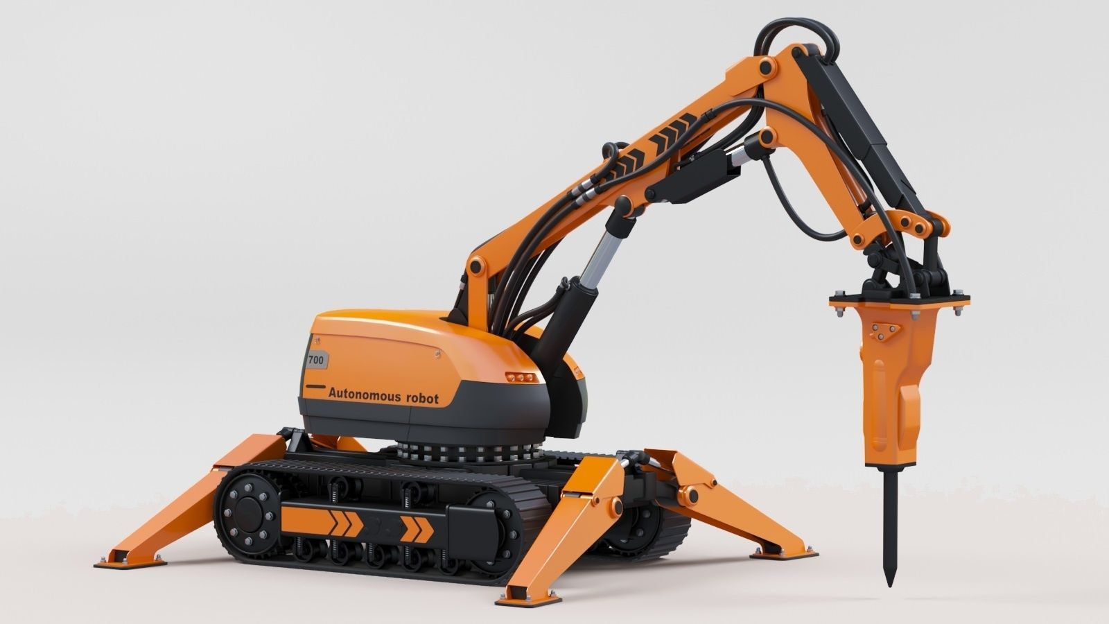 Autonomous robot 3D model_0