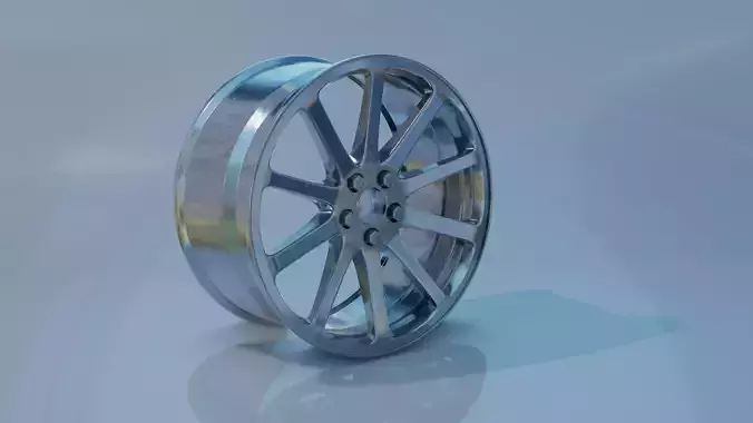 chrome sports wheel