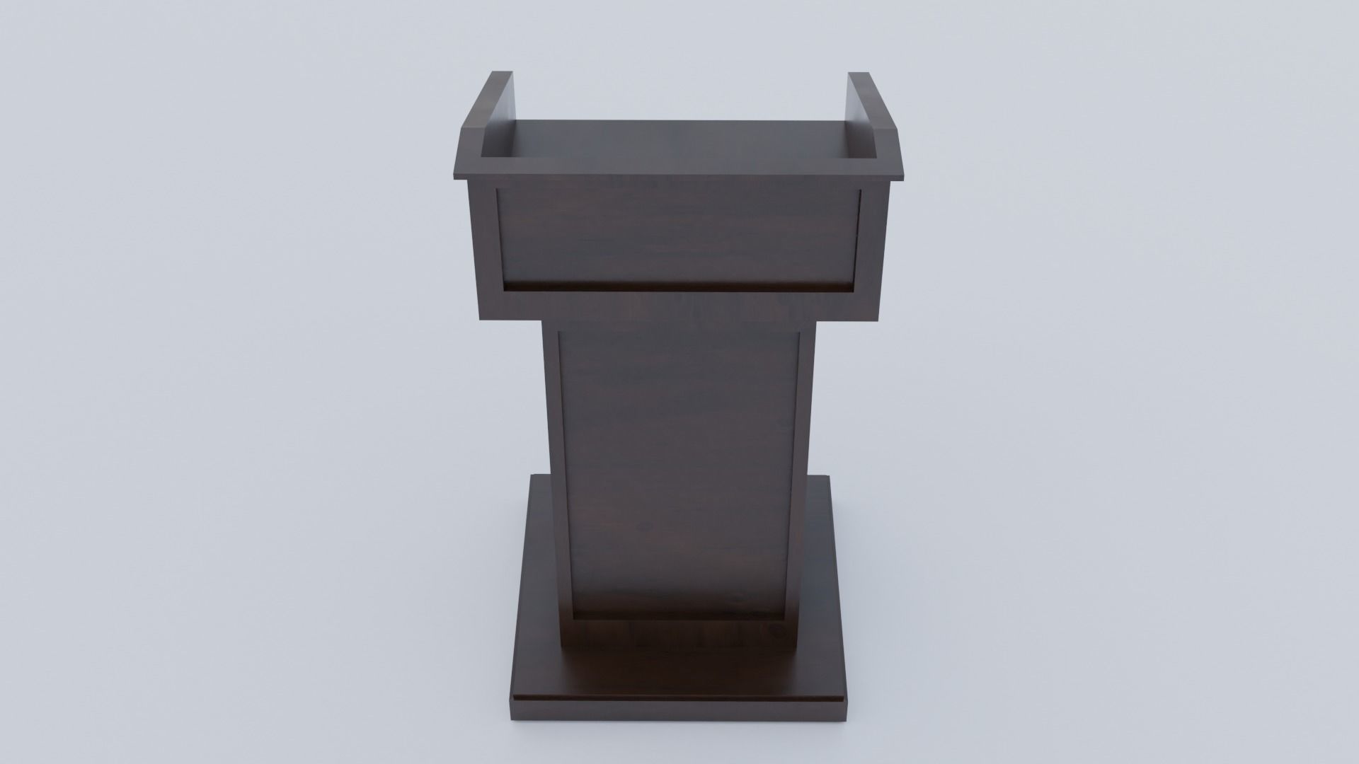 Pulpit - Lectern expo Low-poly 3D model_33