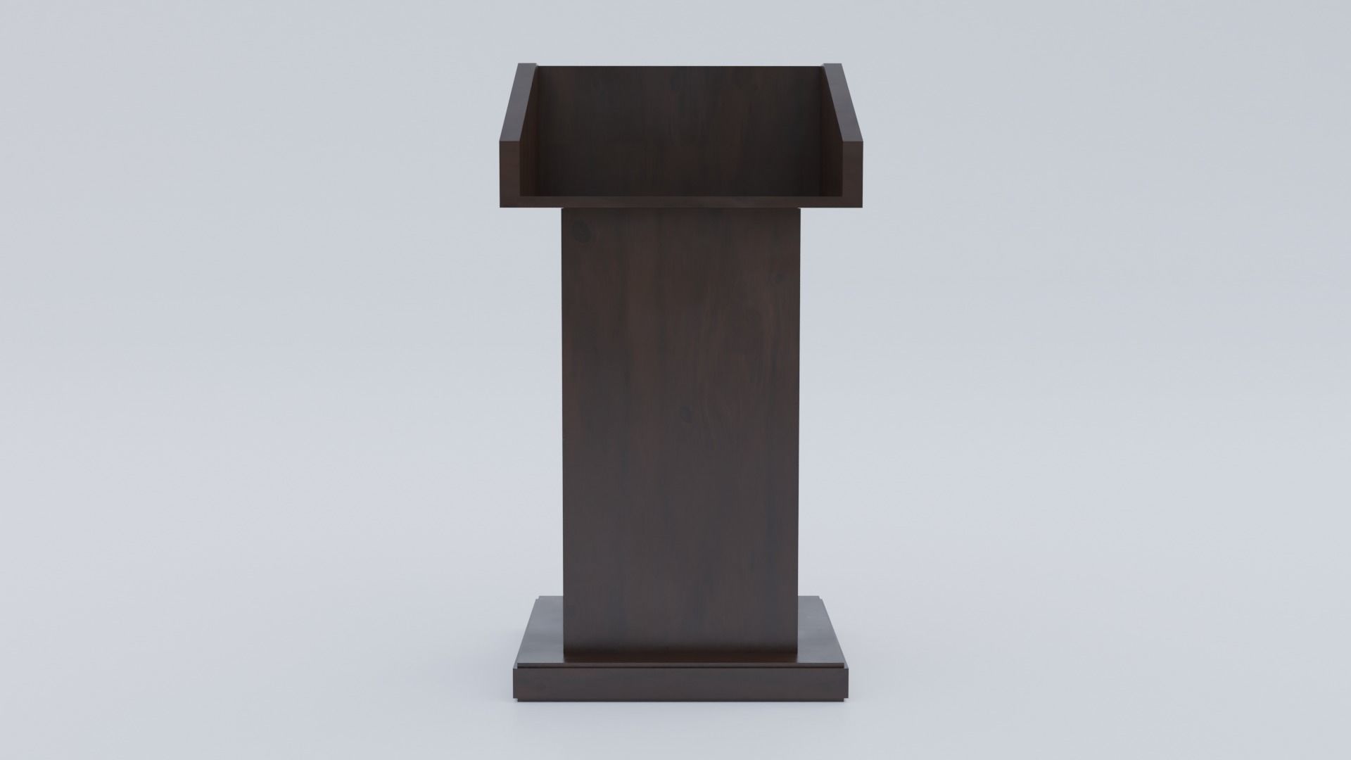 Pulpit - Lectern expo Low-poly 3D model_7