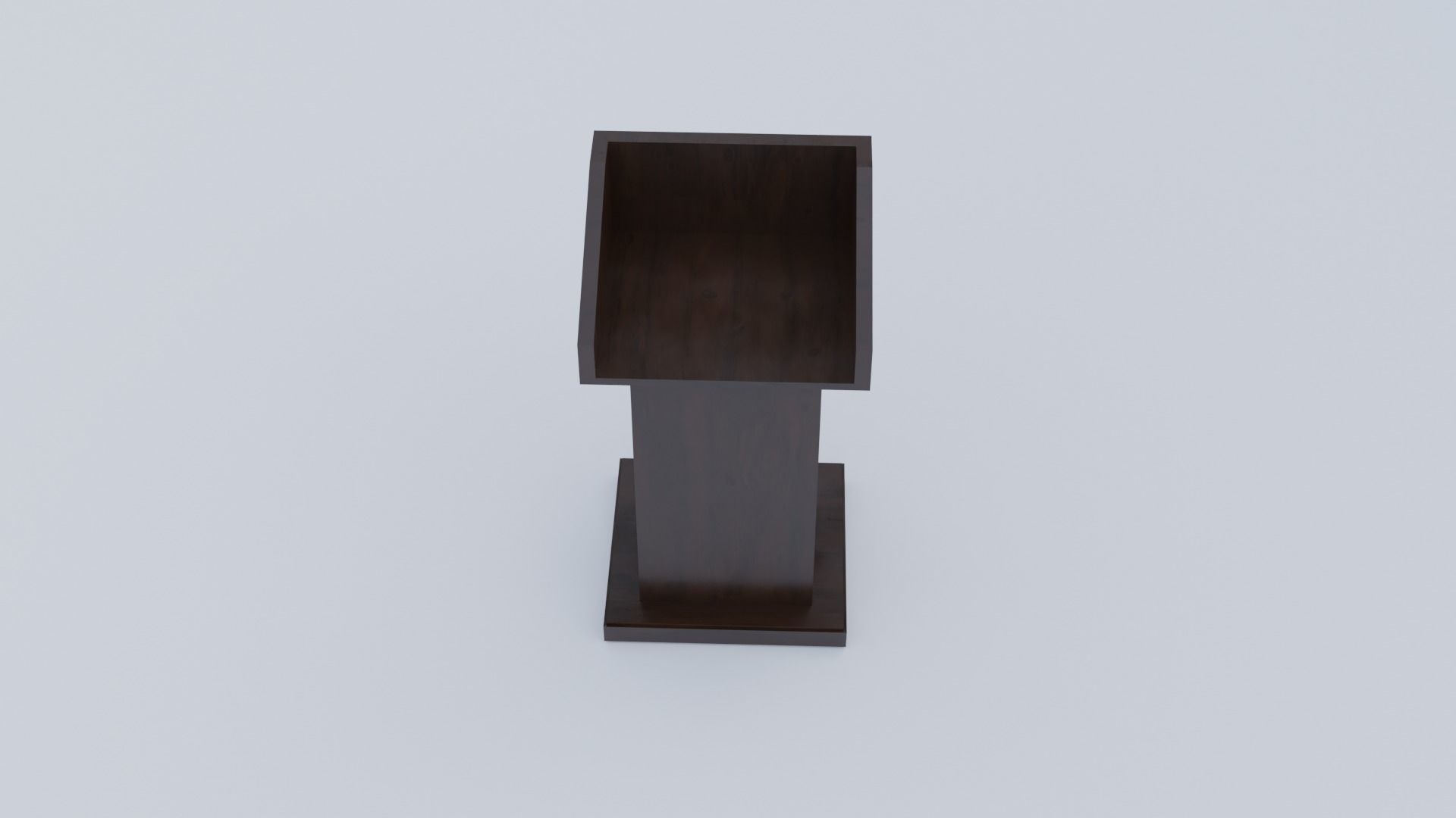 Pulpit - Lectern expo Low-poly 3D model_26