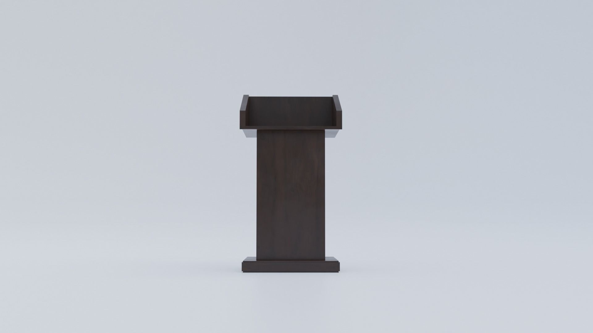Pulpit - Lectern expo Low-poly 3D model_30