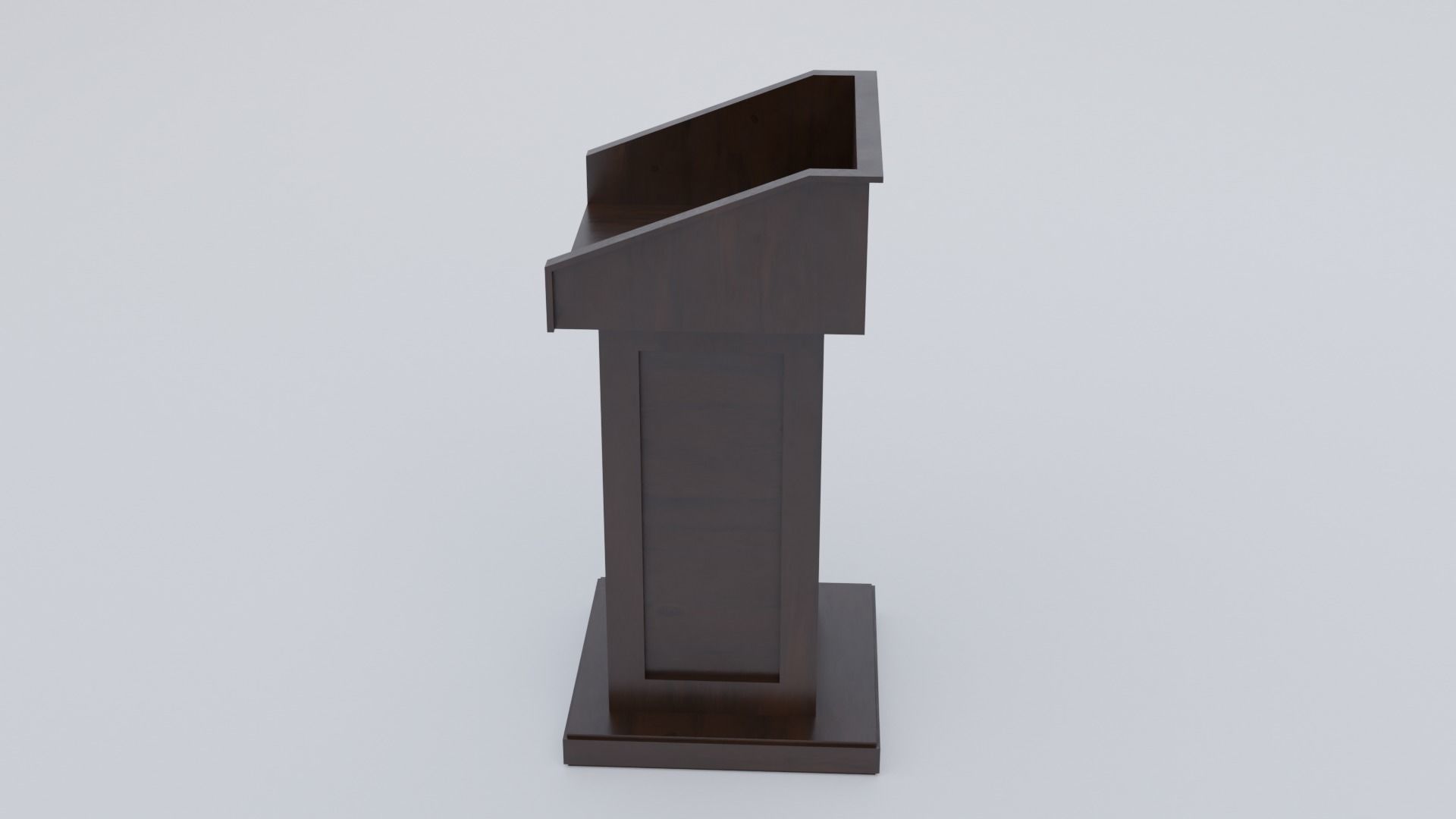 Pulpit - Lectern expo Low-poly 3D model_4