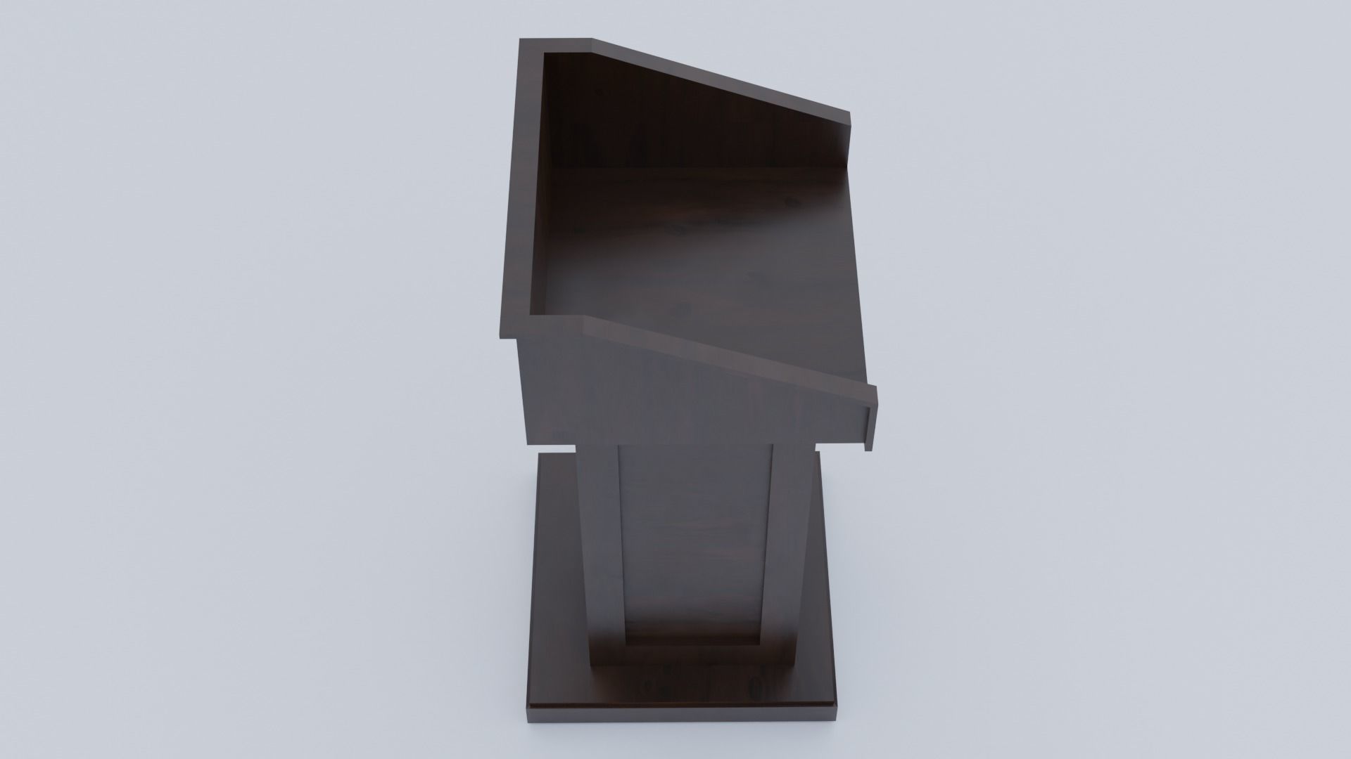 Pulpit - Lectern expo Low-poly 3D model_31