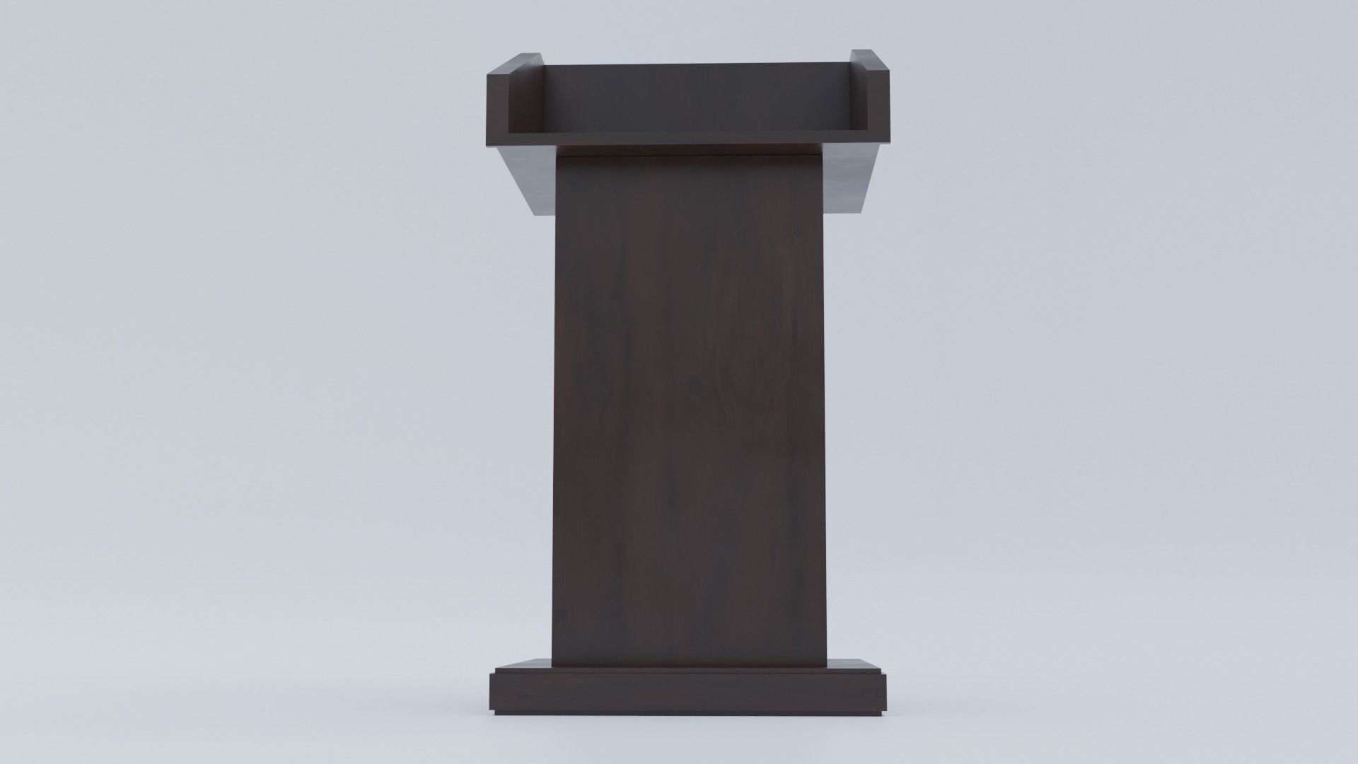 Pulpit - Lectern expo Low-poly 3D model_24