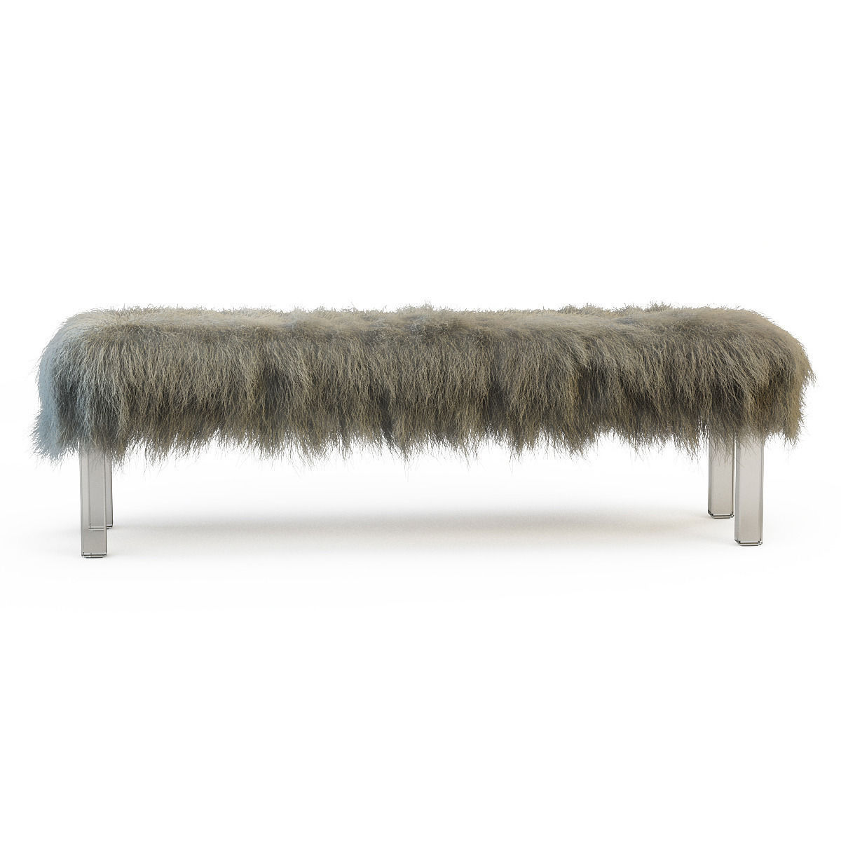 Mongolian Lamb Bench 3D model_1