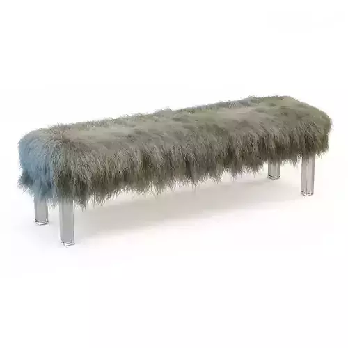 Mongolian Lamb Bench 3D model