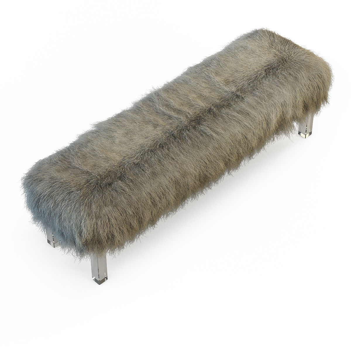 Mongolian Lamb Bench 3D model_3