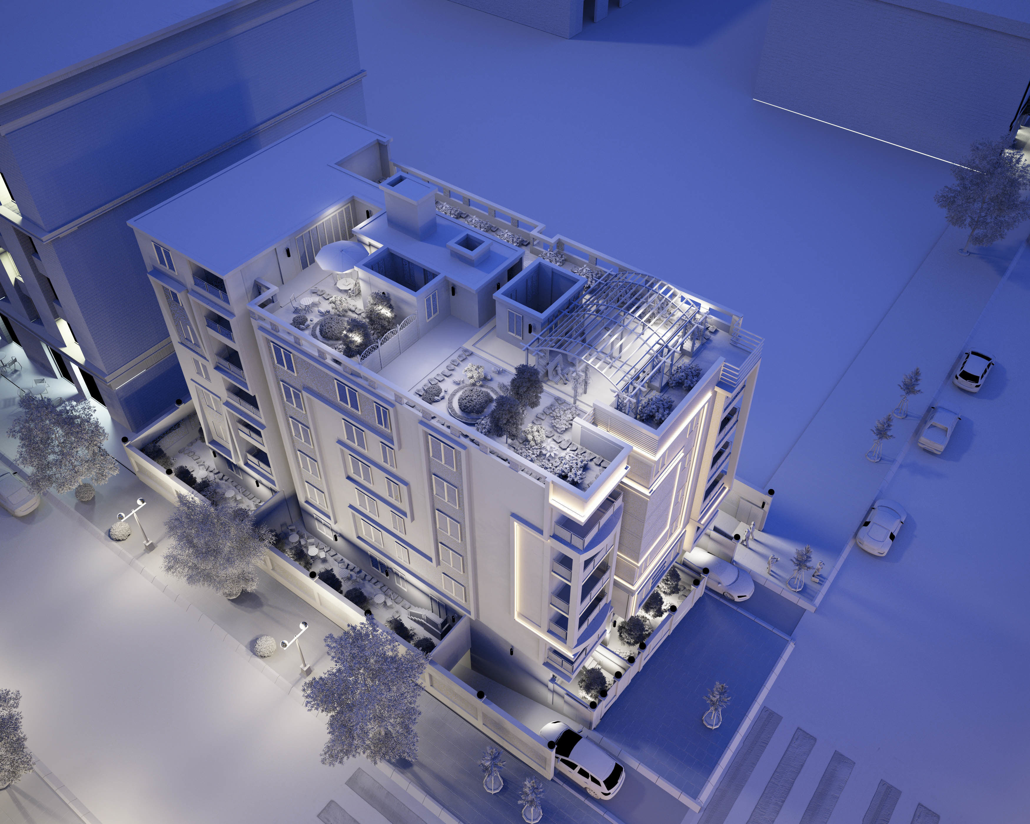 MODERN HOUSE 3D model_6