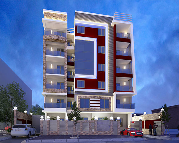 MODERN HOUSE 3D model_3