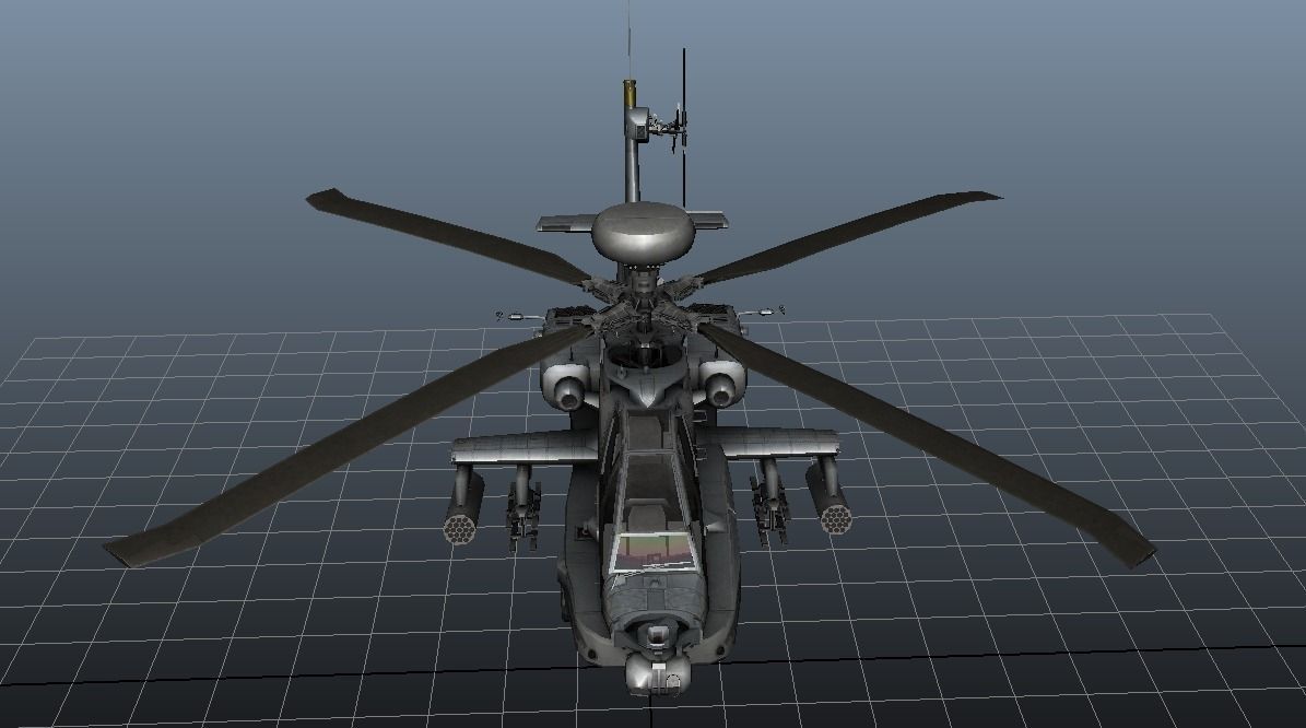 Boeing AH-64 Apache 3D model