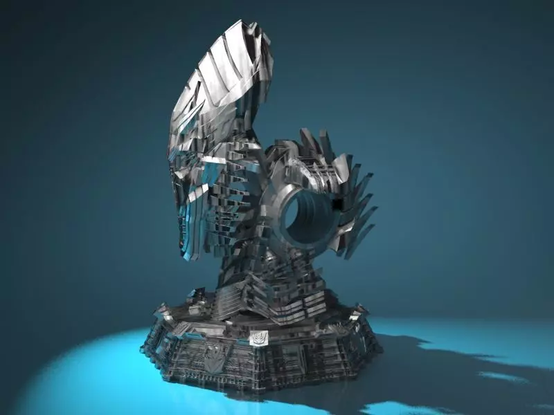 The Fallen 3D print model alien throne 3D print model_0