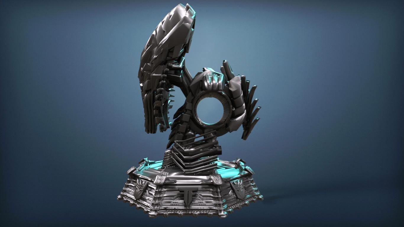 The Fallen 3D print model alien throne 3D print model_3