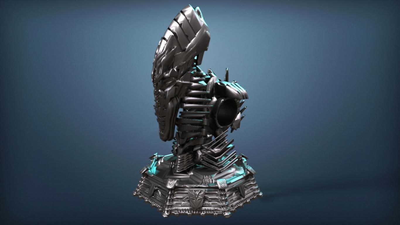 The Fallen 3D print model alien throne 3D print model_4