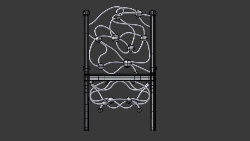 Unique Chair Free low-poly 3D model_9