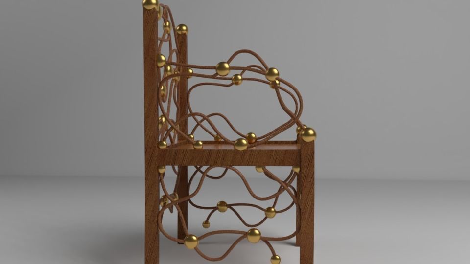 Unique Chair Free low-poly 3D model_5