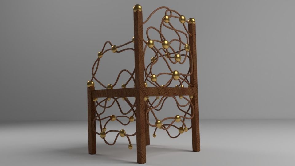 Unique Chair Free low-poly 3D model_2