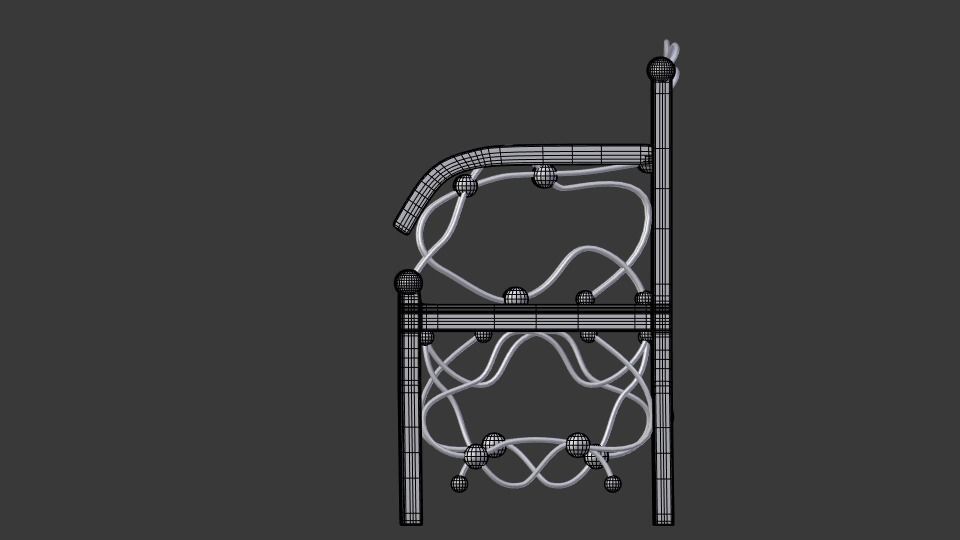 Unique Chair II Free low-poly 3D model_8