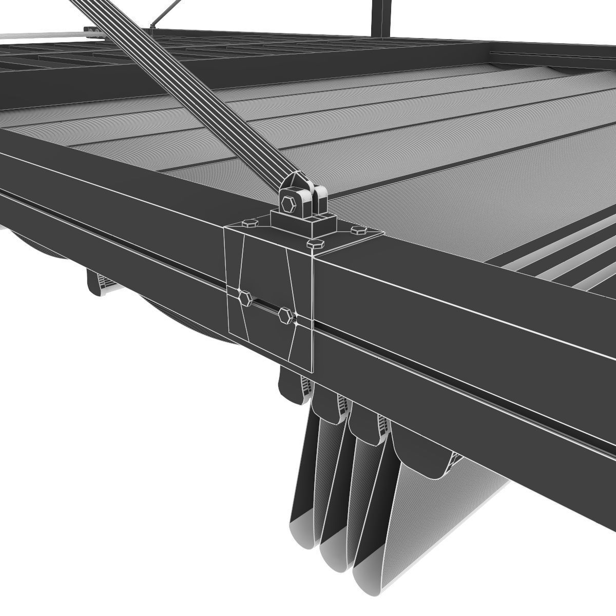 Motorized Pergola 1a 3D model_12