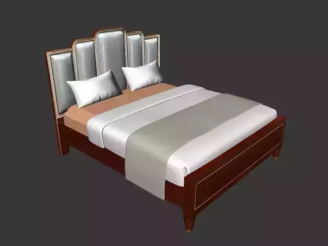 Bed furniture 3D model  