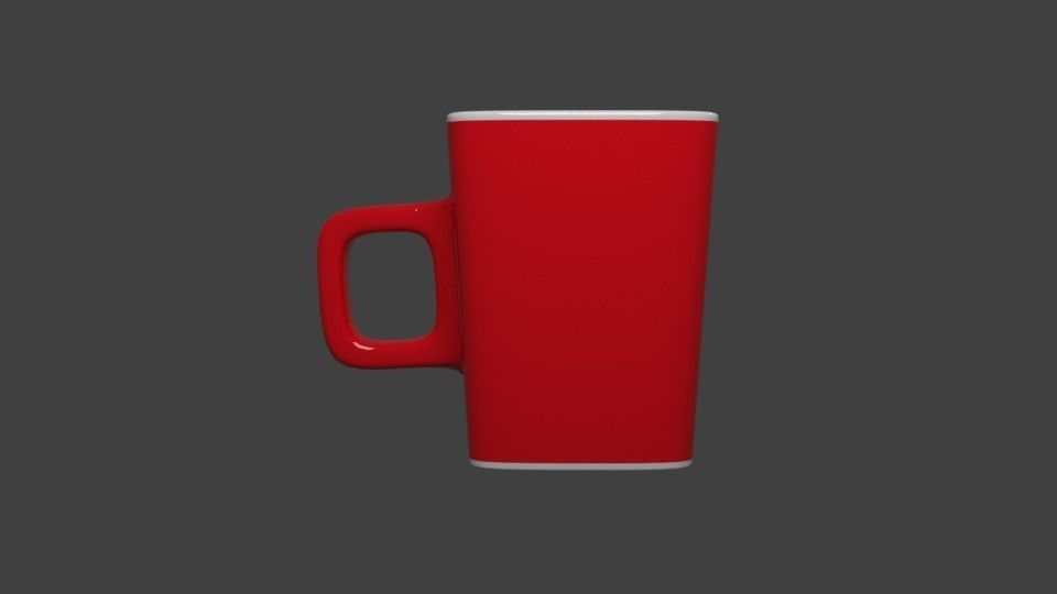 Coffee mug 3D model_2