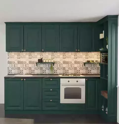 Mini classical kitchen 3D model