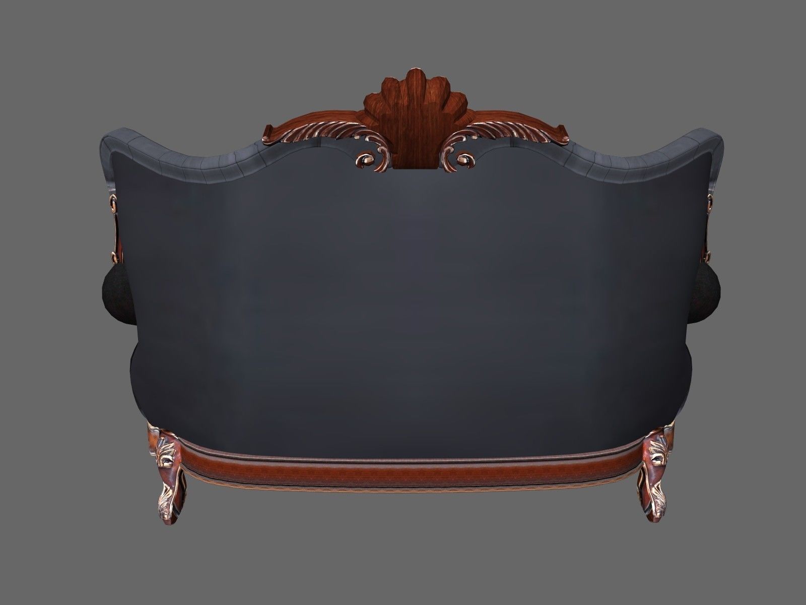 exquisite european classical sofa VR AR 3DModel 3D model_5