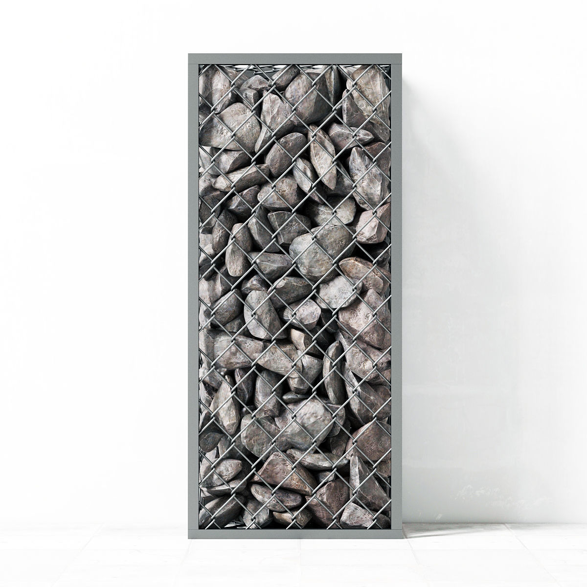Gabion stone small 3D model_4