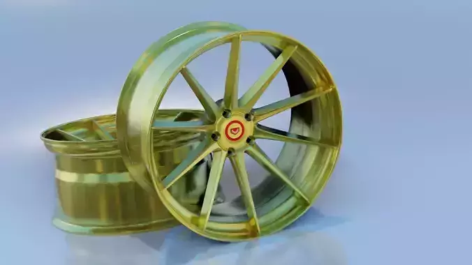 Vossen car wheel Free 3D model