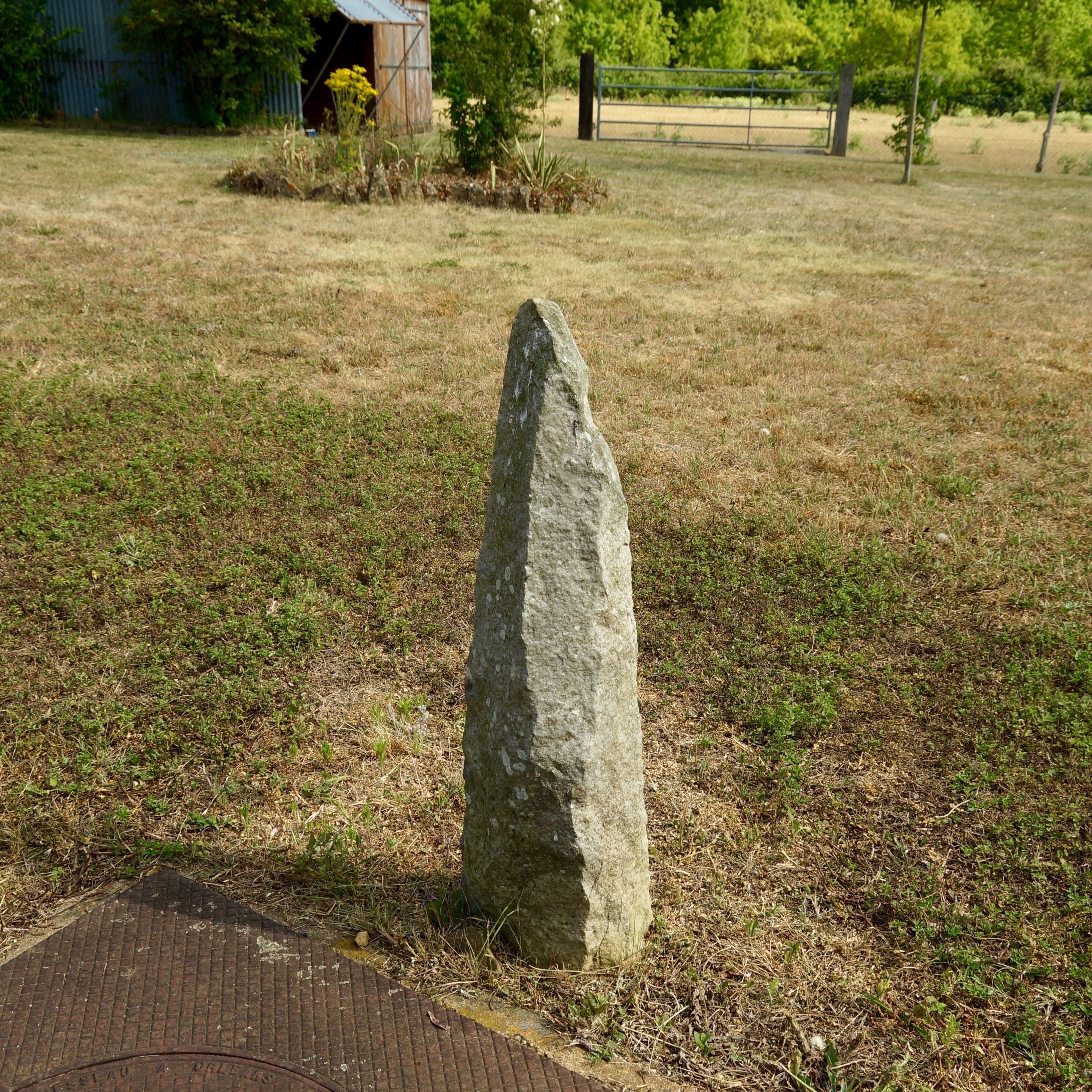 Medieval Vineyard Stone Bollard - High-Poly 3D Model Low-poly 3D model_15