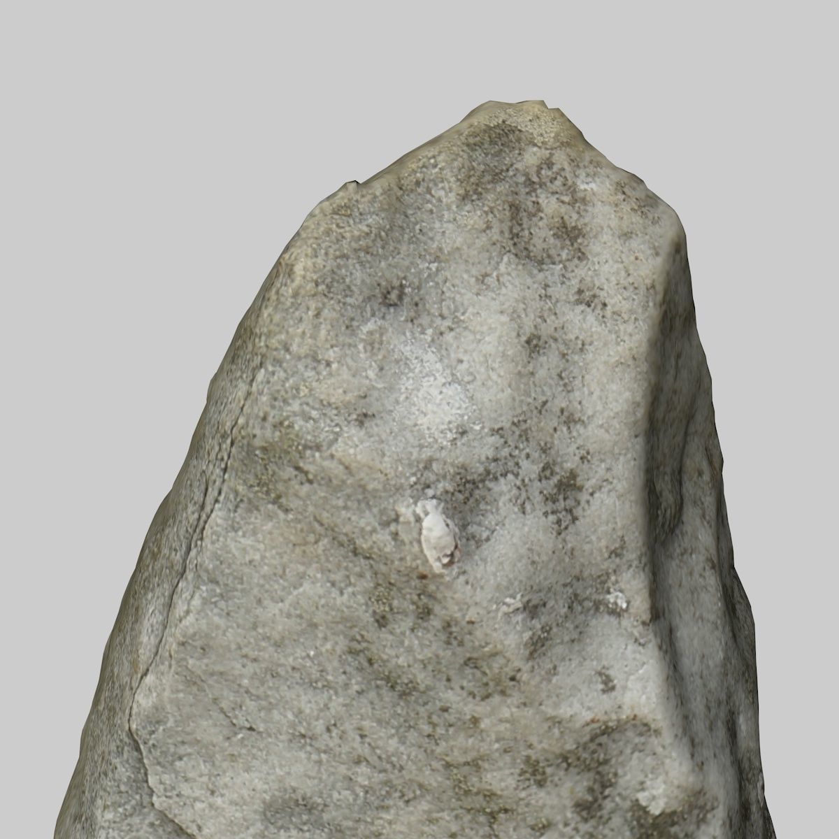 Medieval Vineyard Stone Bollard - High-Poly 3D Model Low-poly 3D model_9