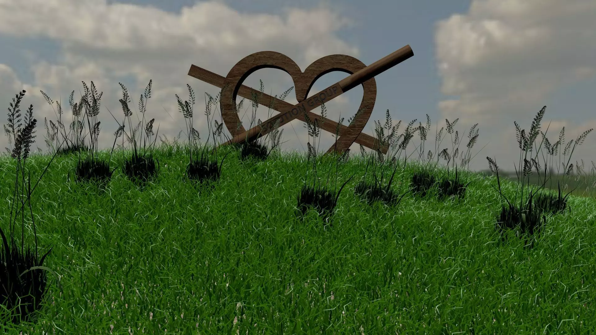 Nature Love Location Design and Animation Cinema4D Exclusive 3D model_0