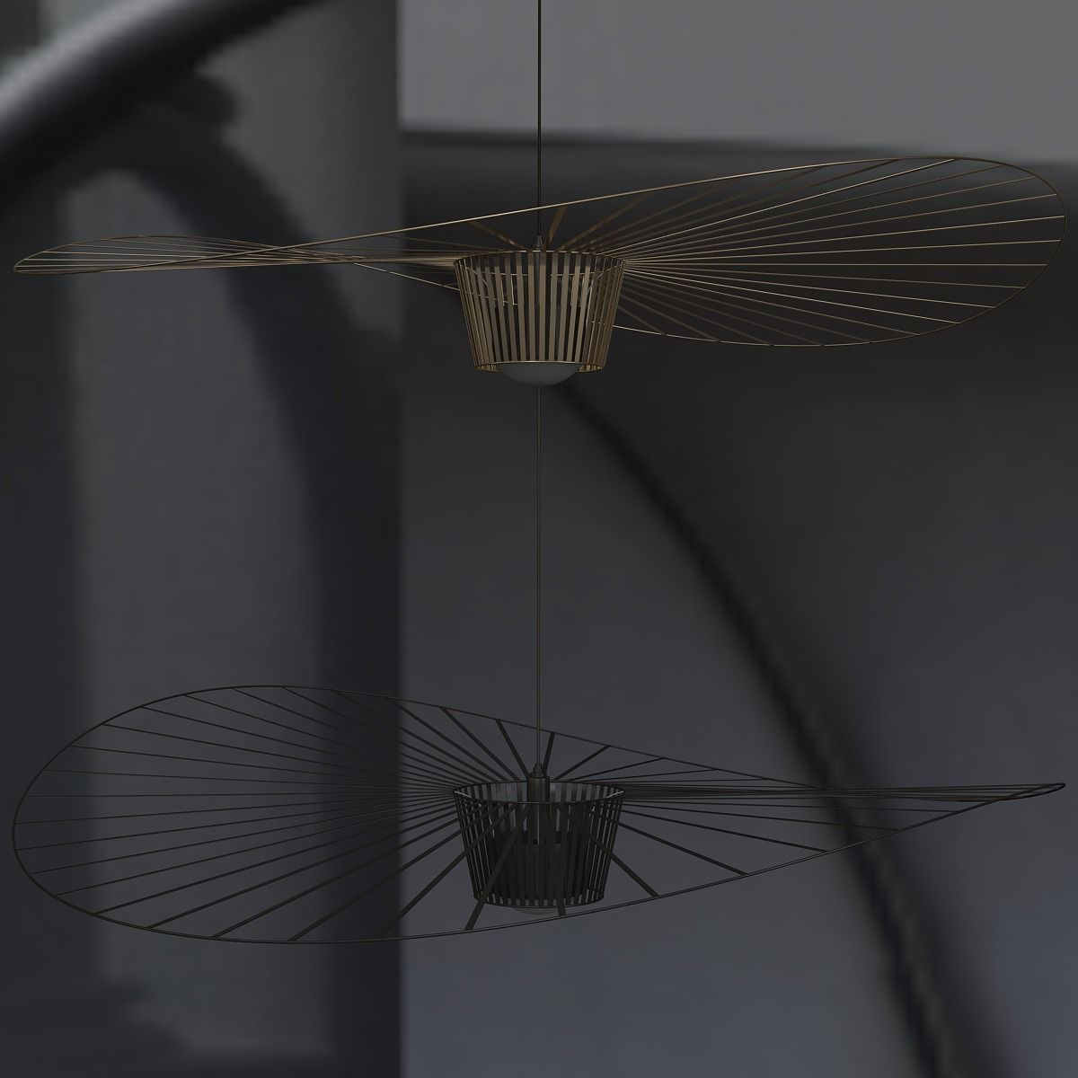 Petite Vertigo Ceiling Light by Constance Guisset 3D model_3